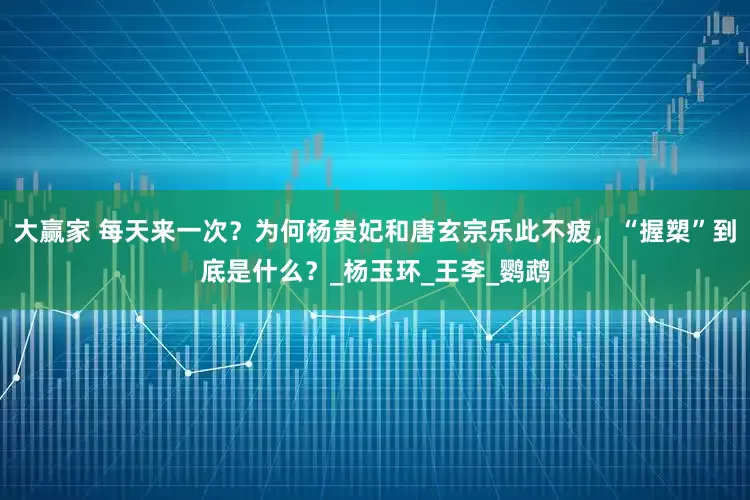 大赢家 每天来一次？为何杨贵妃和唐玄宗乐此不疲，“握槊”到底是什么？_杨玉环_王李_鹦鹉